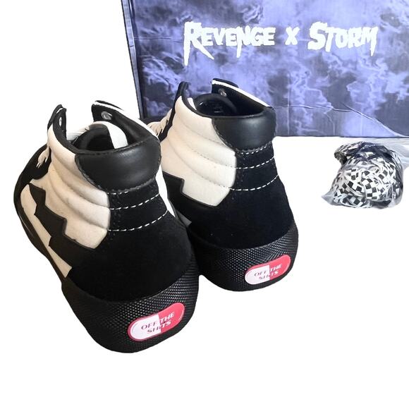 NEW Revenge x Storm Vol 2 HIGH TOP SNEAKERS Black White Men\'s 8 Women\'s 9.5 Box main image 9